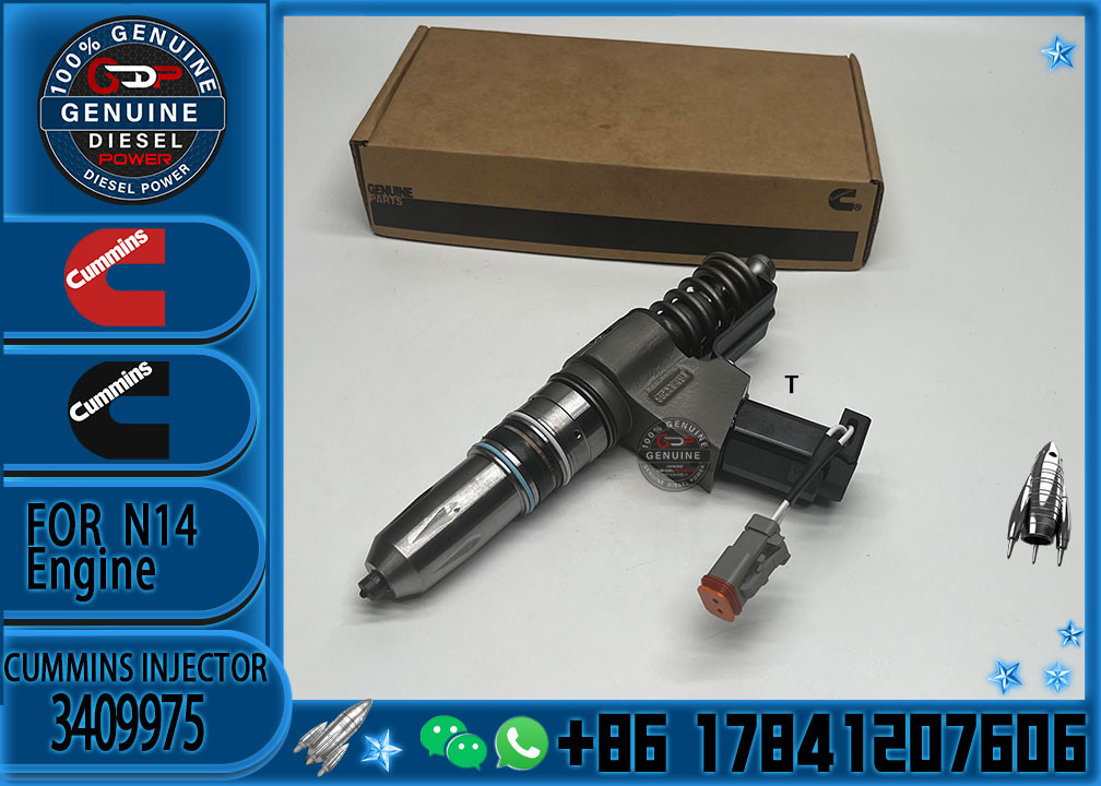 Engine common rail fuel injector 3411760 3081315F 3409975 3409975 for Cummins N14