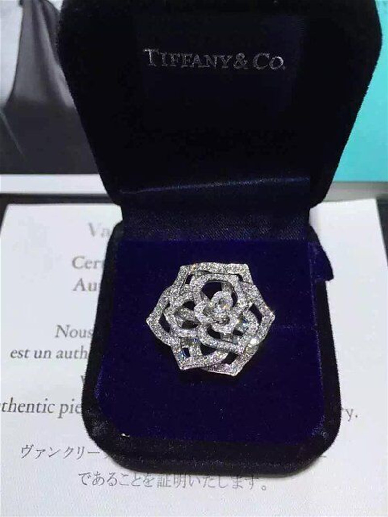 P 18k gold white gold yellow gold rose gold diamond ring Jewelry factory in Shenzhen, China