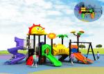 ODM Kids Plastic Playground Equipment , Daycare Outdoor Playground Equipment