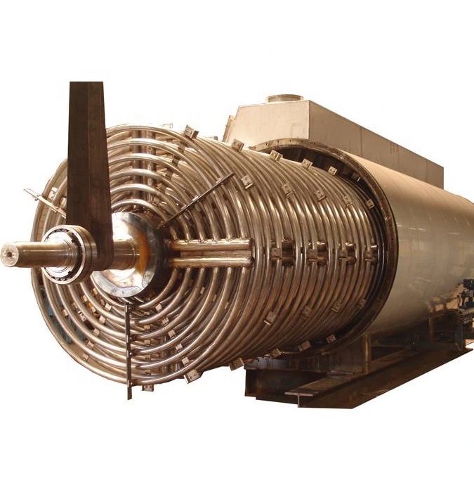 Sludge Dryer Machine / Rotary Drying Equipment 55 - 110KW Power SS Material