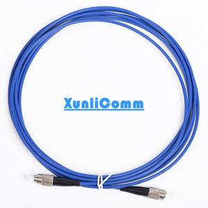 China Blue Color Armored Fiber Optic Cable Single Mode FC - FC Highly Security wholesale