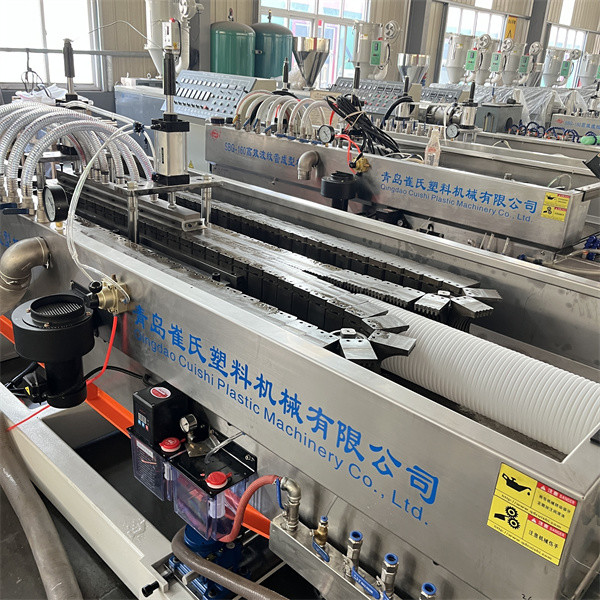PE Corrugated Pipe Extrusion Line Manufacturer / HDPE Pipe Production Machine