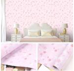 Pink Bedroom Self Adhesive Floral Wallpaper Soundproof Botanical Peel And Stick