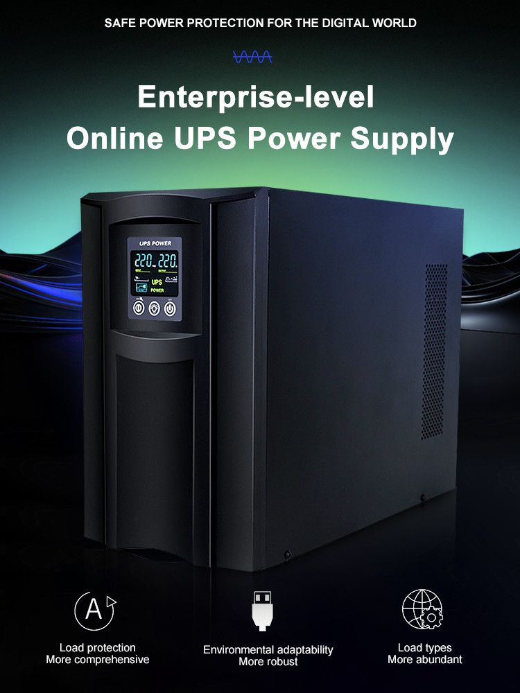2400 Wh Electric Energy UPS Power Supply With Pure Sine Wave Output