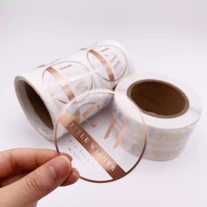 China 44mm Custom Plastic Product Sticker Printing Labels On Sticker Paper ISO9001 wholesale
