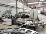 Rotary Plastic Moulding Footwear Making Machine , Shoe Sole Moulding Machine