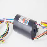 Precious Metal 12.7mm Through Hole Slip Ring For Rotary Tables