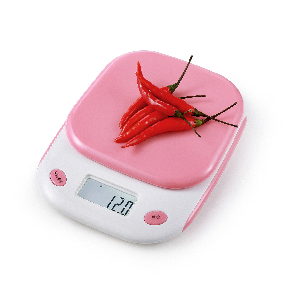 3kg/0.1g Mini Digital Kitchen Scale with Lid ABS Plastic Smart Battery Food Balancing Machine