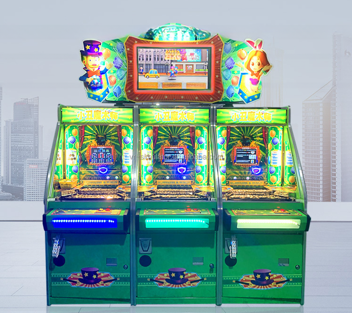 Coin Operation Joker Magician Amusement Arcade Machines For Indoor Game Center