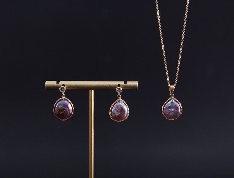 Natural Baroque Pearl necklace Irregular Pearl Choker Necklace For Women Punk Jewelry Baroque Pearl Necklace Jewelry Set