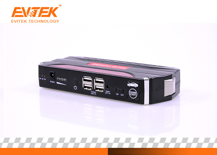 Evitek 4USB Port Battery Charger Jump Starter Multi - Function Auto Battery Booster