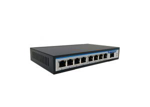 China AC 90-260V SFP Fiber Optic Network Switch Eight Port Customized Color wholesale