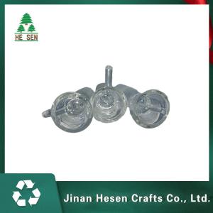China HESEN Double Recycler Glass Hookah Oil Rigs wholesale