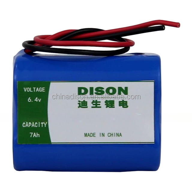 IFR26650 6.4v 3800mah LiFePo4 Lithium Ion Phosphate Battery Pack For Emergency Lighting