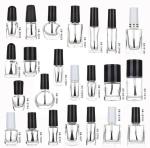 Glass 15ml Empty Nail Polish Bottles H2.6in
