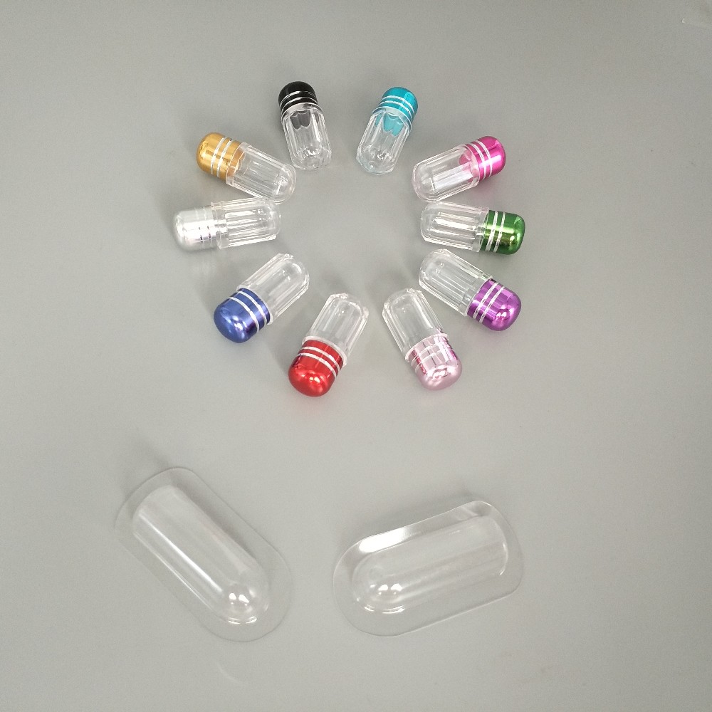 1ml Aluminium Cap Single Pill Container ISO9001 Rhino Pills Bottle