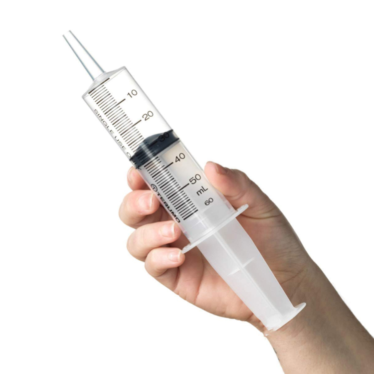 60ml Syringes 1pack disposable Medicine Administration for Adults, Infants, Toddlers and Small Pets - Box of 1 Syringe 60cc
