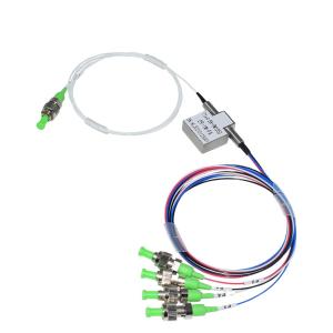 China 1x4 Mechanical Fiber Optical Switch 1550nm Polarization Maintaining wholesale