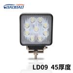 LD09 45mm 27W 9LED led work light