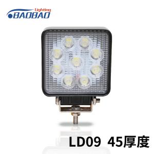 China LD09 45mm 27W 9LED led work light wholesale