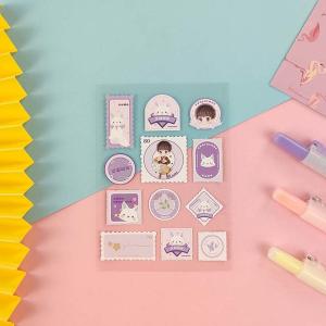 China Printed DIY Waterproof Stickers Kindergarten Reward Cartoon Character Stickers wholesale