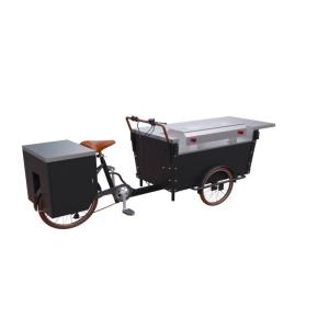 1000W Rear Wheel Grill Tricycle BBQ Food Trailer