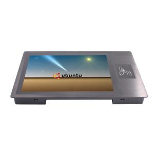 China Aluminum Android Industrial Panel PC RFID / NFC Card Reader Integrated wholesale