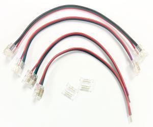 China Doul White LED Strip Light Accessories 3 Pin Led Connector wholesale