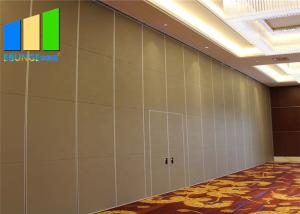 China Hanging System Laminate Sound Proofing Foldable Room Dividers With Wheels wholesale