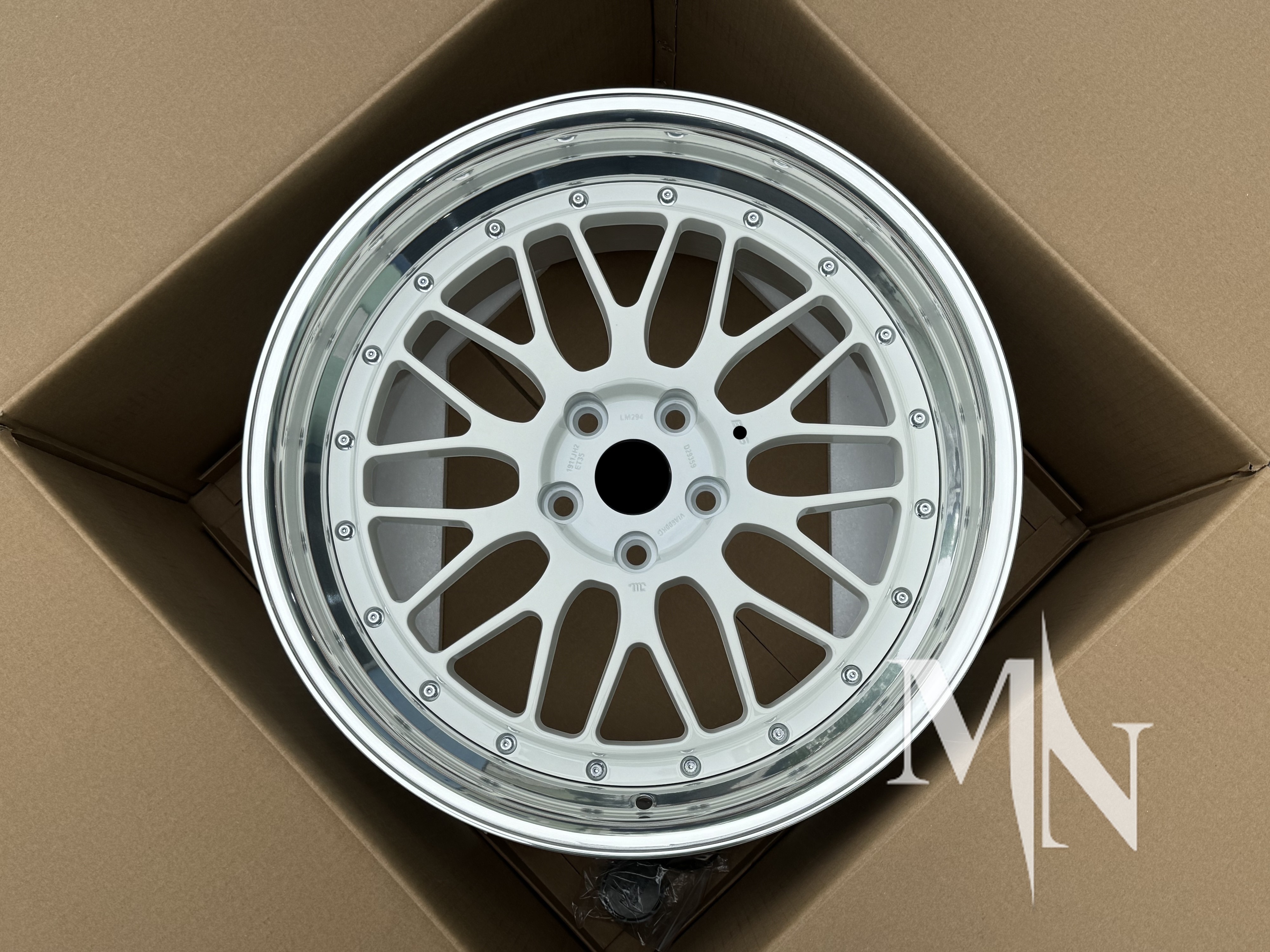 2 Piece Forged Custom Wheels BBS LM LMR LeMans Gold Rims For BMW 370z 350z