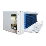 5 Time Gray 96cores 19 Inch Flip down Fiber Optic Patchpanel for Optical