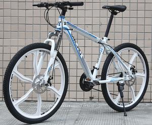 China 6 Blade Integrated Wheel 26 Inch Lightweight Aluminum Mountain Bike wholesale
