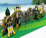 ODM Kids Plastic Playground Equipment , Commercial Outdoor Playground Equipment