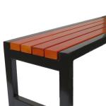 OHSAS18001 1400*400*450mm Cast Iron And Wood Garden Bench