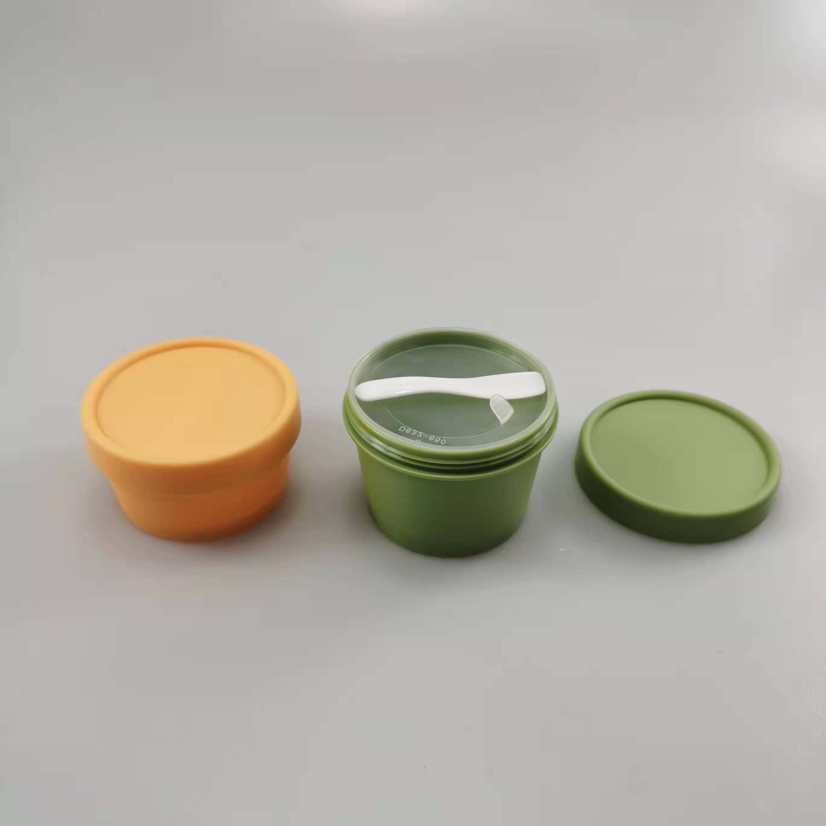 PP Base Material Matte Plastic Lush Cream Jar 50ml 100ml 200ml 250ml for Travelers