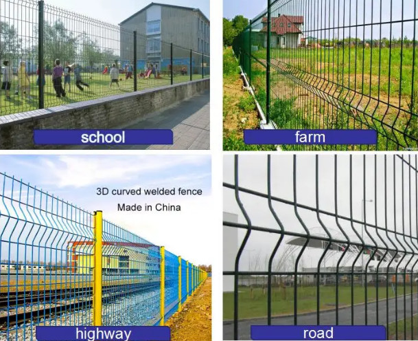 RAL6005 Green PVC Coated Wire Mesh Fencing