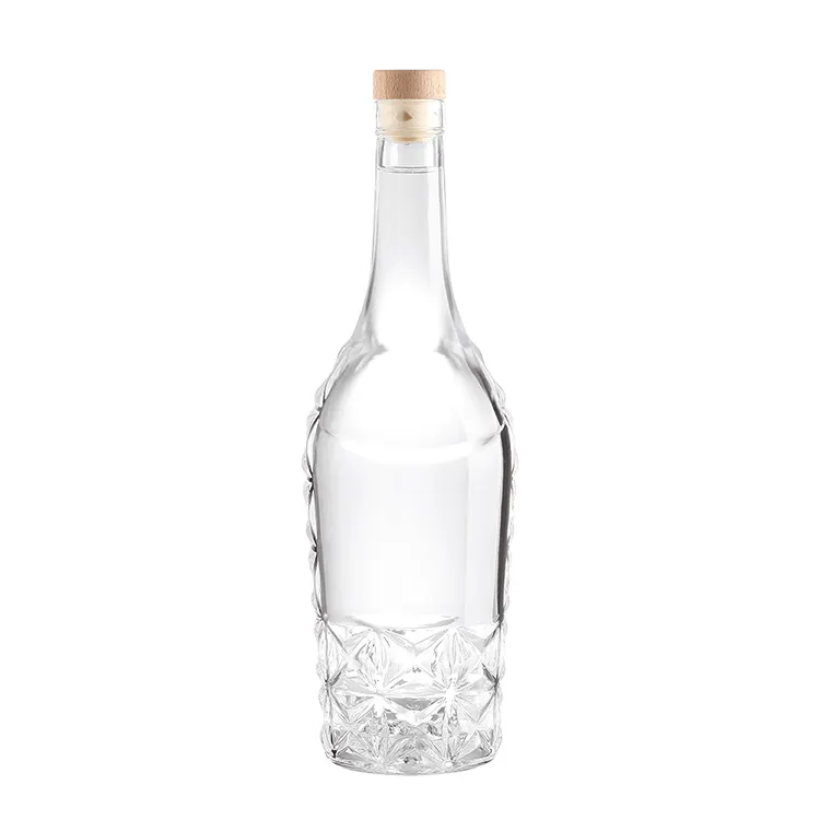 500ml 750ml 1000ml Sealing Type Cork Spirit Glass Bottle with 100ml Filling Machine