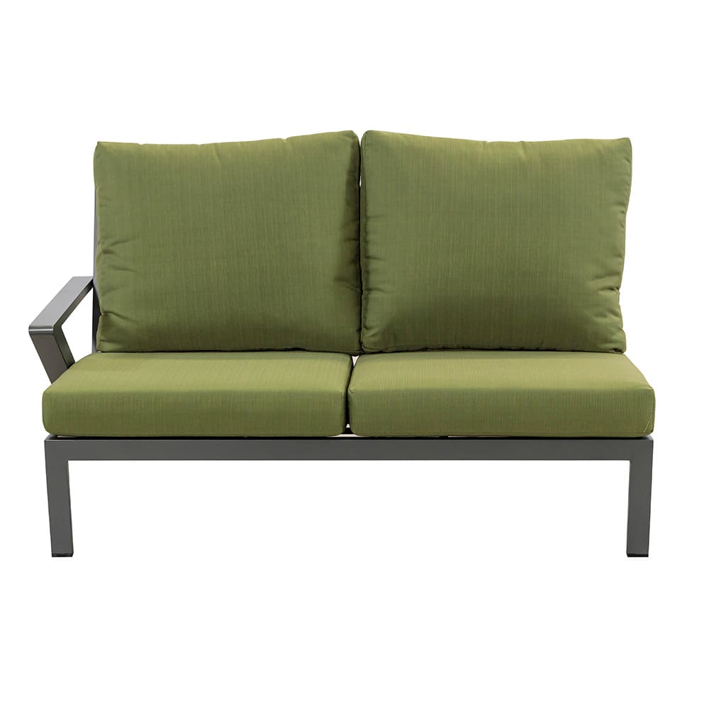 AJUNION Aluminum Frame Outdoor Corner Sofa Lounge Set Sectional Garden Furniture Set