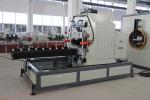 5 Heating Zones Conical Twin Screw Plastic Profile Extruder Line