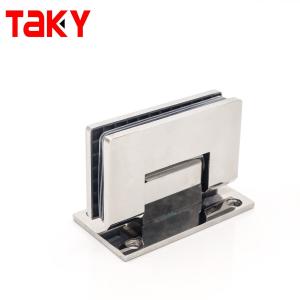 China Square Stainless Steel Shower Door with Ceramic Tray and 90 Degree Glass Pivot Door wholesale