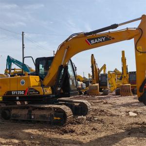 China Full Hydraulic Used Sany Excavators Sy125 Earthmoving Equipment Trader wholesale