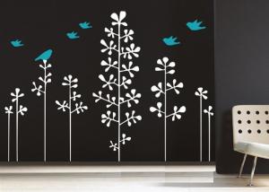 China Funky Wall Flower Stickers G185 / Wall Sticker Art wholesale