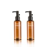 Boston Round Amber Cosmetic Bottles Plastic Packaging 150ml For Hair Oil