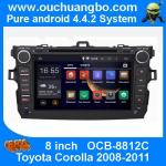 Ouchuangbo Car DVD Stereo System for Toyota Corolla 2008-2011 Android 4.4 3G