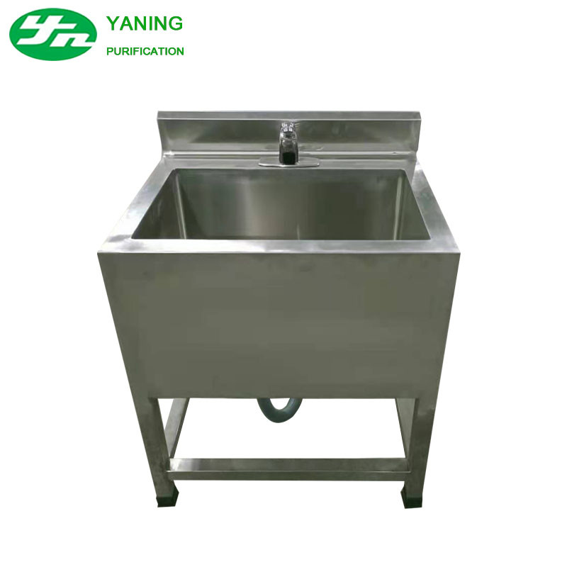 Customized 304 Stainless Steel Hand Washing Sink With Faucets