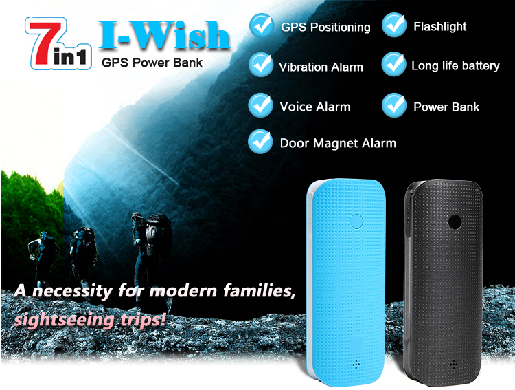 Multiple tracking system /chip gps tracker power bank and anti-lost alarm for door car warehouse