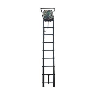 China Stable Hunting Ladder Stand Durable Aluminum Construction With Suspension Seat wholesale