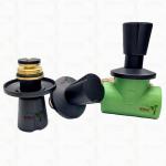 Ppr Black Plated Stop Valve Brass Valve Core Electrophoretic Black Coating