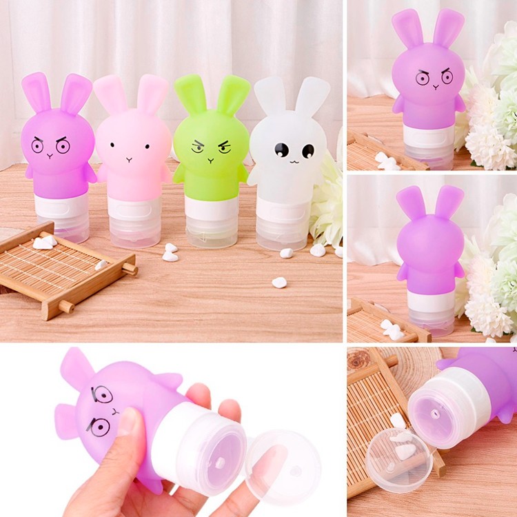 Fancy Silicone Travel Containers Easy On Board Food Grade Silicone Material