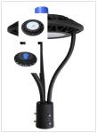 19500LM Post Top Luminaire , 400W HPS Replacement 150W Post Top Light Fittings